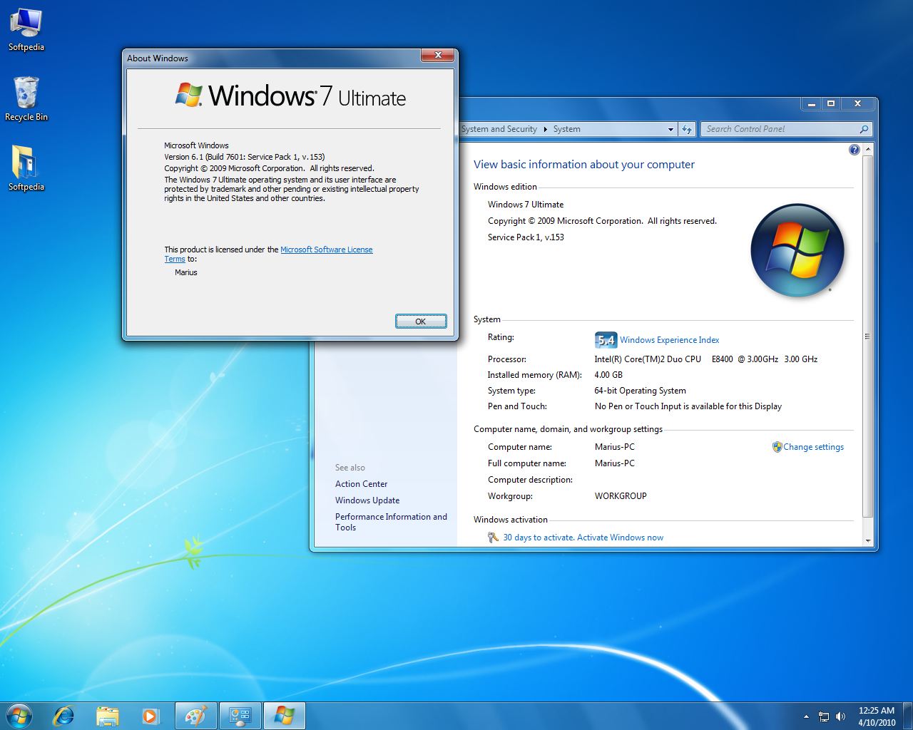 Microsoft Windows 7 Build 7601